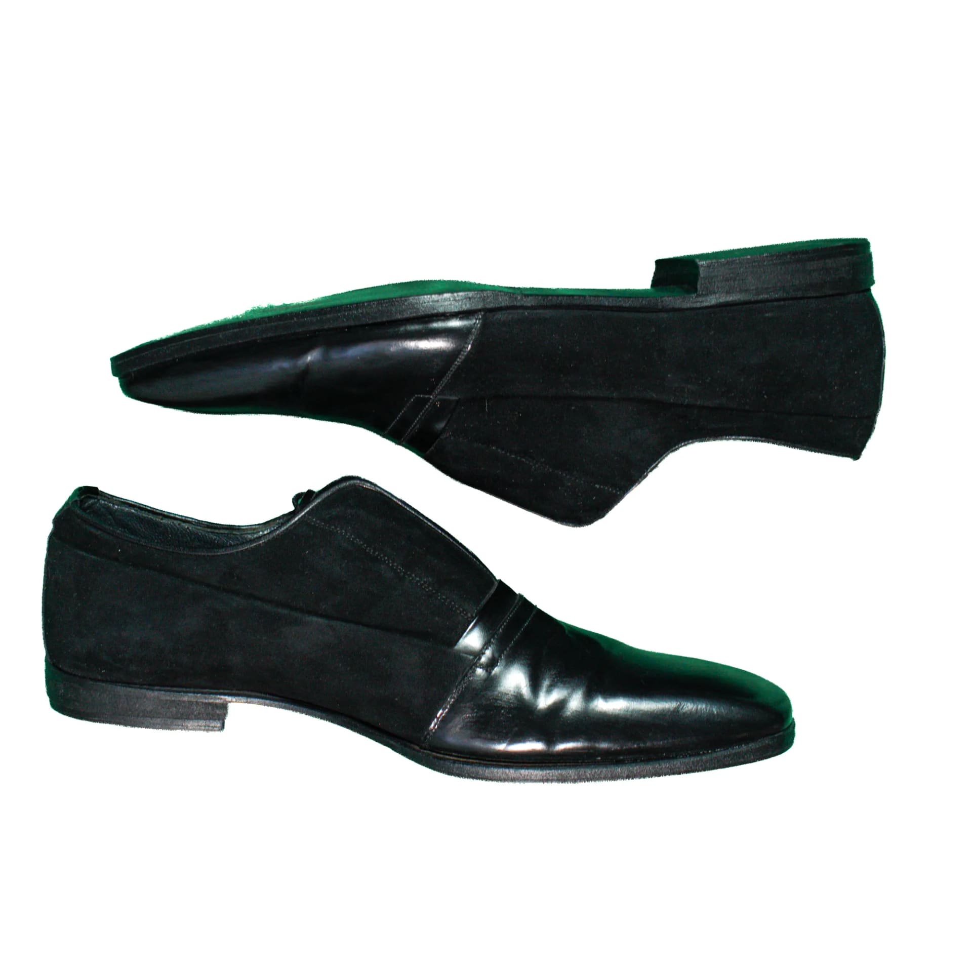 Louis Vuitton Balck Leather/Suede shoes